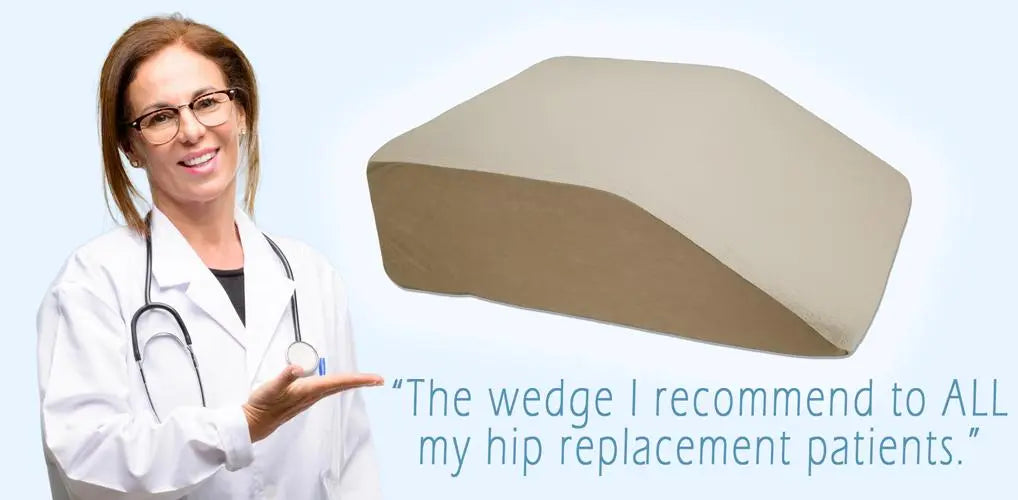 Hip Replacement Wedge Pillow Recommended by PT 